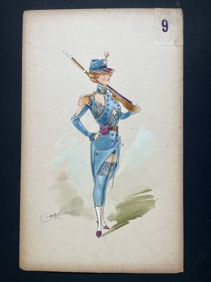 MINON. Alexandre Jean-Louis Jazet (1814-1897) fue 
