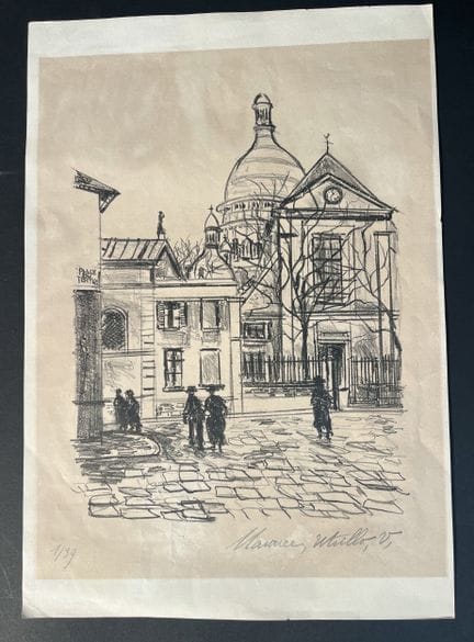 UTILLO, Maurice (1883-1955). Grabado o litografía 