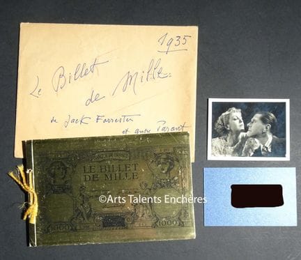 Programa de cine de «Le Billet de Mille», estrenad