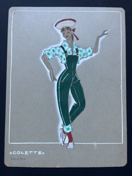 Henry-Raymond Fost (1905–1970) und Jenny Carré (19