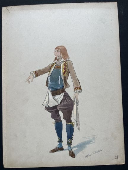 CHOUBRAC, Alfred (1853-1902). Pintor, dibujante, c
