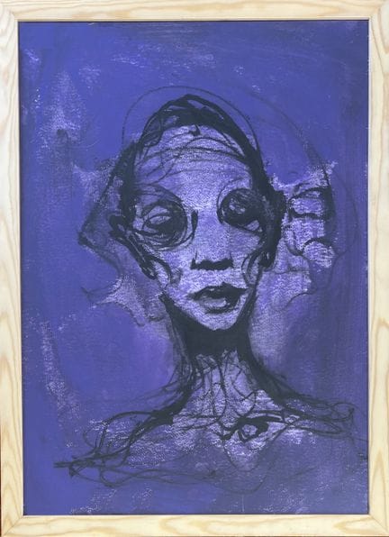 恩里科·科隆博托·罗索，1925年出生于都灵——2013年逝于卡萨莱·蒙费拉托（阿尔巴省），《身着紫