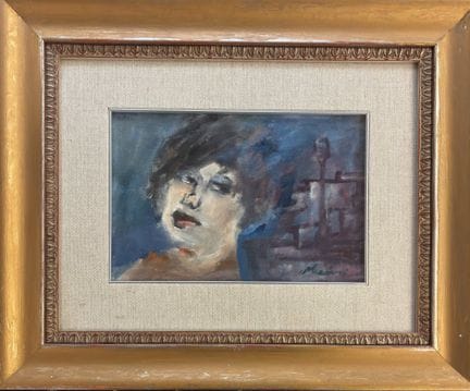 Mino Maccari, Siena 1898 - Roma 1989, La Virgen y 