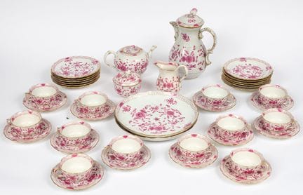 SERVICE À CAFÉ ET À THÉ MEISSEN « INDIAN PURPLE »
