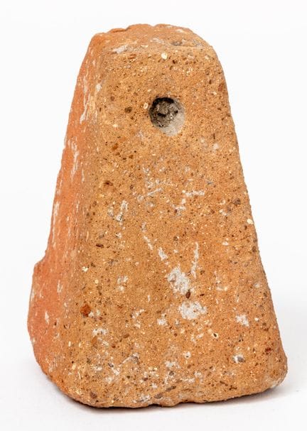 RÖMISCHES WEBGEWICHT AUS TERRAKOTTA
H: 7 cm, G: 15