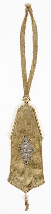 (7) SAC À MAIN DE SOIRÉE EN MAILLE D'OR
Or 14 cara