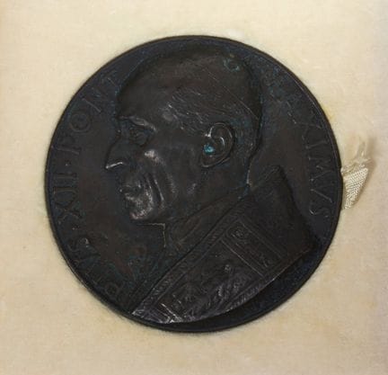 SEHR SELTENE MEDAILLE VON PAPST PIUS XII (1939-195