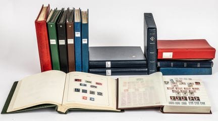 UMFANGREICHE BRIEFMARKENSAMMLUNG AUS VERSCHIEDENEN