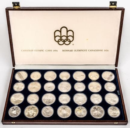 1976 KANADISCHE OLYMPISCHE SILBERMÜNZE SEIT IN ORI