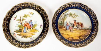 ASSIETTES DE PRÉSENTATION EN PORCELAINE DE MEISSEN