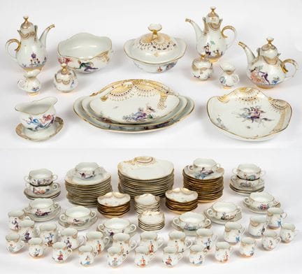 SERVICE DE TABLE COMPLET DE MEISSEN « LES 1 001 NU