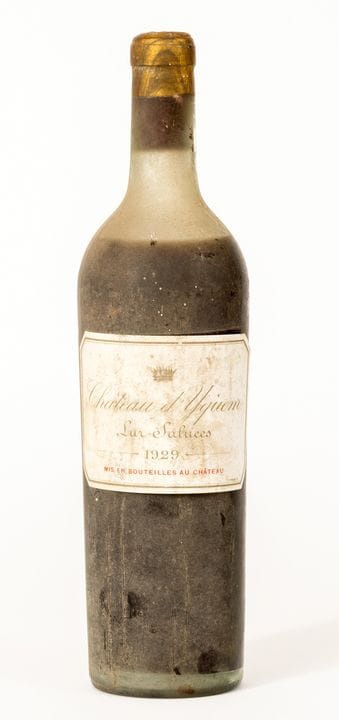 非常罕见的 1929 年伊甘酒庄葡萄酒
0.75升瓶