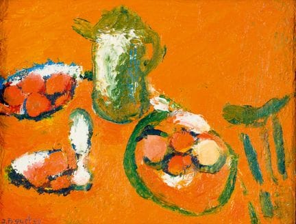 让-路易·皮盖（1944-2015）
静物 
 
 硬质纤维板油画，署名并标注日期“99” 
 
 