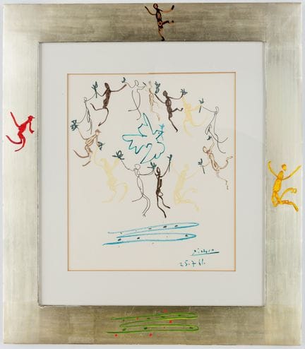巴勃罗·毕加索（1881-1973），据
《青春之舞》
 
 石版画，版面签名。
 
 
 画芯尺寸