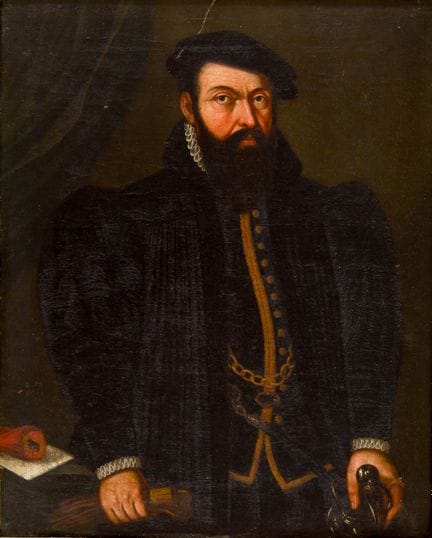 未知艺术家
伯尔尼市长汉斯·施泰格（1518–1581）的肖像
 
 布面油画，未署名，约17世纪
