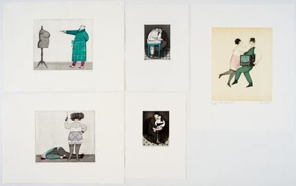 扬·巴莱特（Jan BALET，1913-2009）
各种题材 
 
 5幅版画，均附编号并签名 
