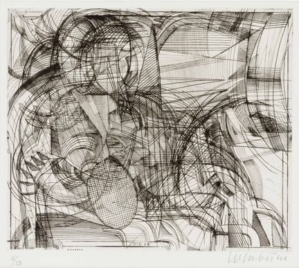 伯恩哈德·卢金布赫尔（1929-2011）
《小独眼巨人 I》 
 
 铜版画，纸本，16/50，铅