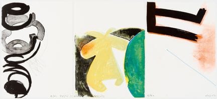马蒂亚斯·维尔德（1946-2017）
《Wolkensocke》第1、4和6号 
 
 三色石版画