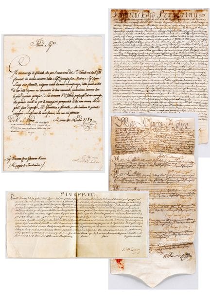 4 DOCUMENTOS CLERICALES MANUSCRITOS
1. Carta manus