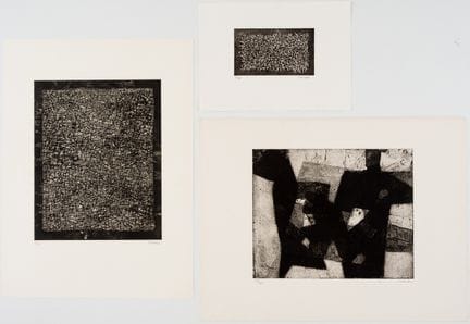 保罗·施托克利（Paul STÖCKLI，1906-1991）
3幅版画：  
 《大抽象》（Gro