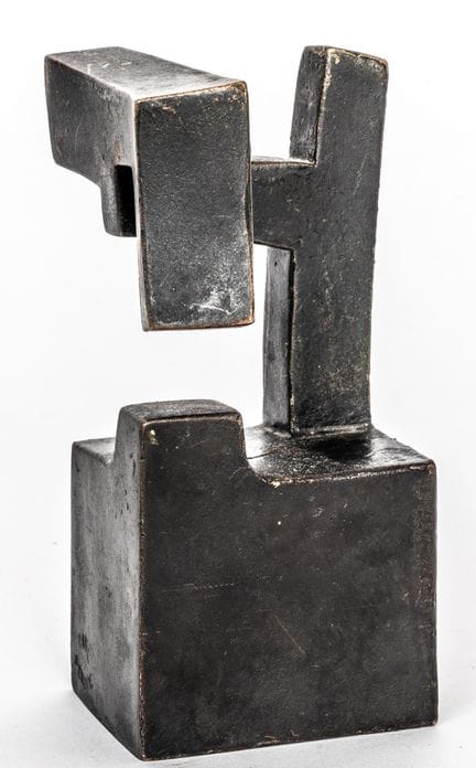 阿尔伯特·鲁耶（Albert ROUILLER，1938-2000）
抽象人物
青铜，版数 33/9