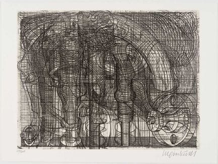 伯恩哈德·卢金布赫尔（1929-2011）
《小桌子，摆上饭来》 
 
 纸上蚀刻版画 20/200