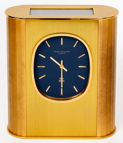 HORLOGE DE TABLE PATEK PHILIPPE « GOLDEN ELLIPSE »