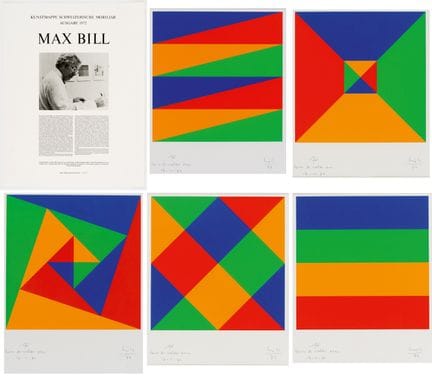 马克斯·比尔（Max BILL，1908-1994）
选自《KUNSTMAPPE SCHWEIZER