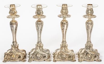 4 CHANDELIERS PEROUVIENS DE STYLE ROCOCO « CAMUSSO