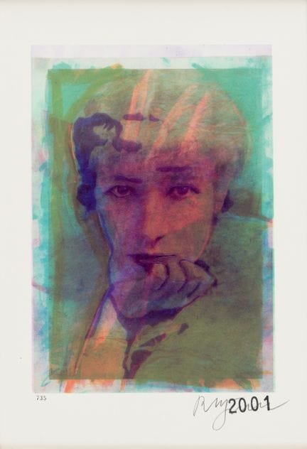 罗杰·普丰德（1943-2024）
莎拉·伯恩哈特 
 
 彩色石版画，编号735，签名，2001年