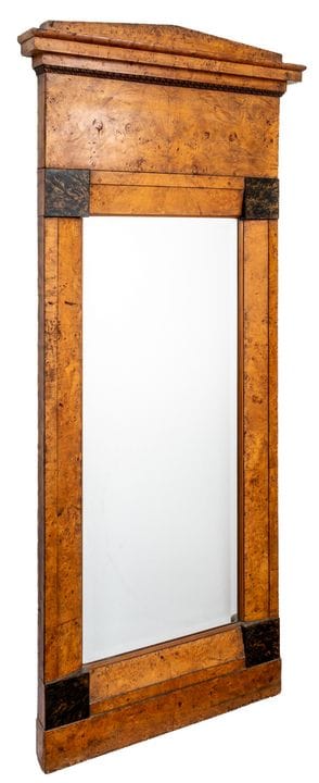 MIROIR MURAL BIERDERMEIER
Cadre en bois plaqué, mi