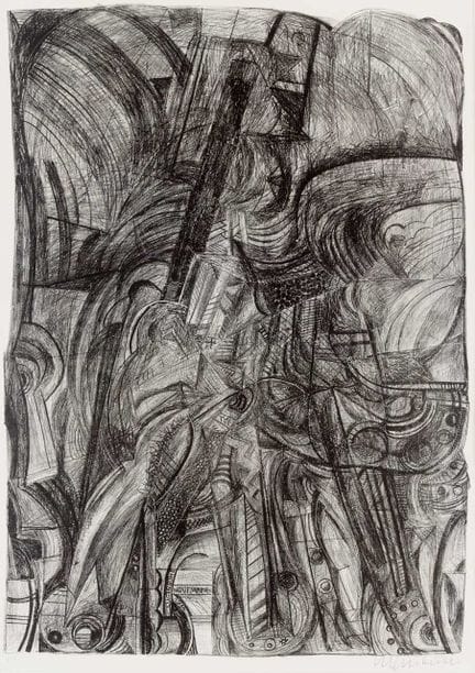 伯恩哈德·卢金布赫尔（1929-2011）
“十一月先生” 
 
 超大尺寸纸本石版画（7/20），
