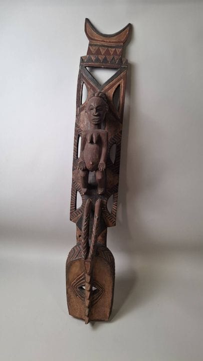 BURKINA FASO, „Mosi Karanga“-Kopfmaske aus mehrfar