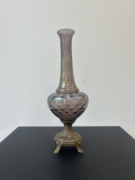 Im Stil von LOETZ, bauchige Vase mit langem Hals a