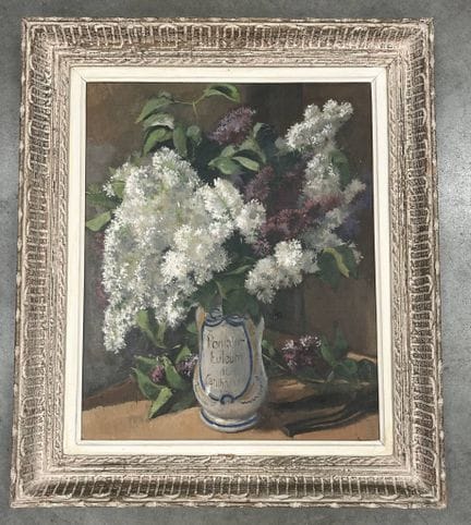 André DESLIGNIERES (1880-1968)
Vaso di fiori con b