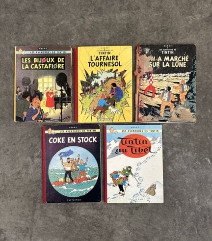 (EO) TINTIN - Set di album in edizione originale, 