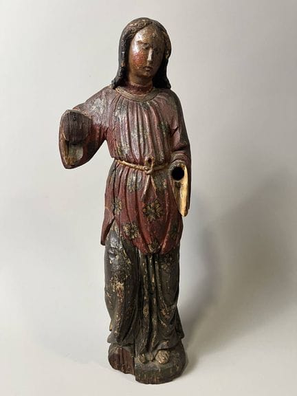 Alta epoca, Figura di santo drappeggiato
Scultura 