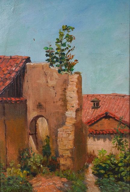 Ricardo BORRERO ALVAREZ (1874–1931). 
Landscape wi