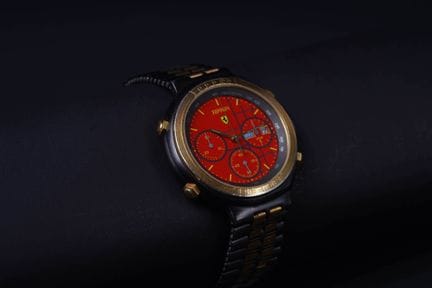 CARTIER for FERRARI.
Formula Wristwatch.
Three-han