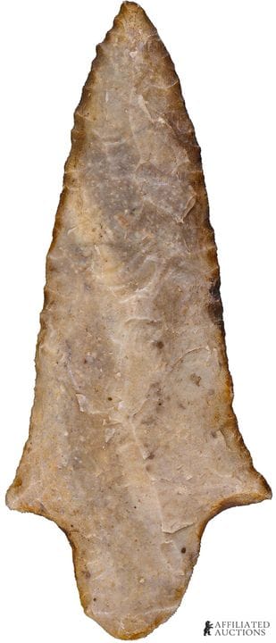 Pointe de projectile à tige rétrécie de la Floride
