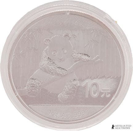 Pièce « Panda » en argent fin à 999/1000 de 1 OZT,