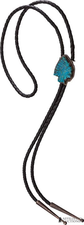 Cravate bolo « Native Profile » en argent sterling
