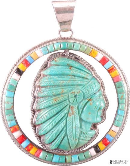 Pendentif réversible « Southwest Flip » représenta
