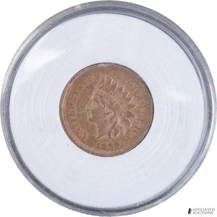 Pièce de 1 cent indien de 1859 (en cuivre)  Quelqu