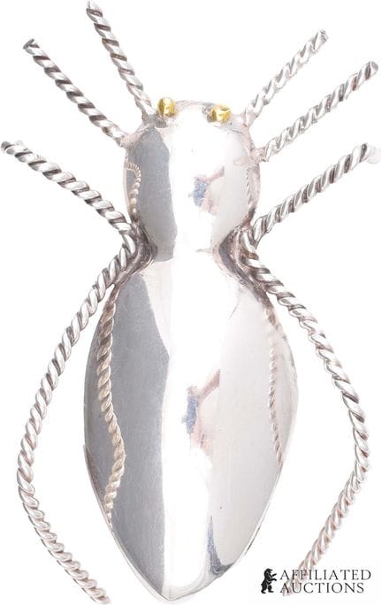 Broche « araignée » en argent sterling 925  Une br
