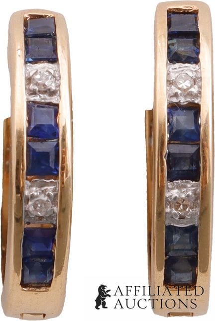 Boucles d'oreilles créoles « Huggie » en or 10 car