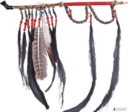 Pipe de la paix « Chanupa » des Amérindiens des Pl