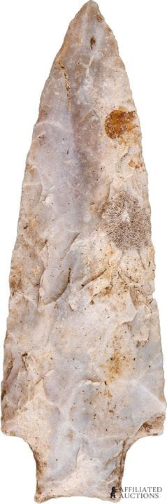 Grande pointe de flèche archaïque de Sarasota à ti