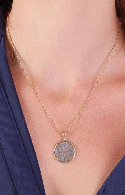 Collier en or jaune 14 carats « Spanish Reale »  P