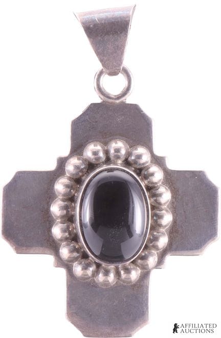 Pendentif en forme de croix, argent sterling 925 e